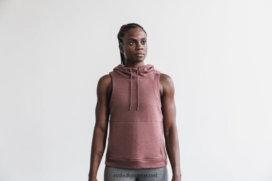 γυναίκες γυναικεία αμάνικη κουκούλα microplush Nobull 2BR0X61193