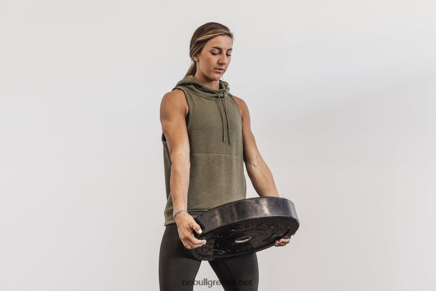 γυναίκες γυναικεία αμάνικη κουκούλα microplush Nobull 2BR0X61196