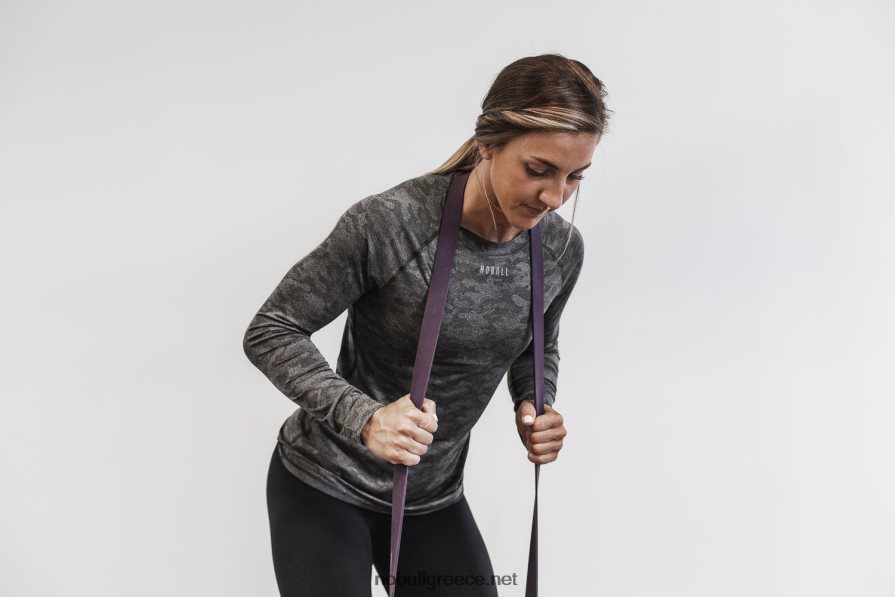 γυναίκες γυναικείο μακρυμάνικο μπλουζάκι με ανάλαφρη υφή Nobull 2BR0X61150