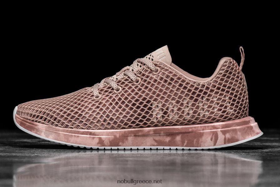 γυναίκες σκονισμένο τριαντάφυλλο tie-dye mesh runner Nobull 2BR0X6599