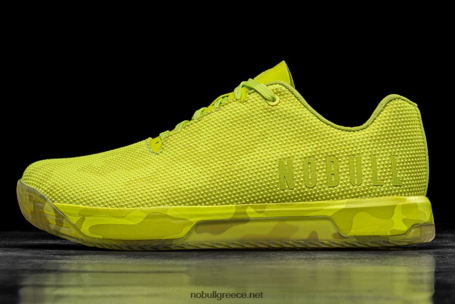γυναίκες neon lime camo trainer+ Nobull 2BR0X6552