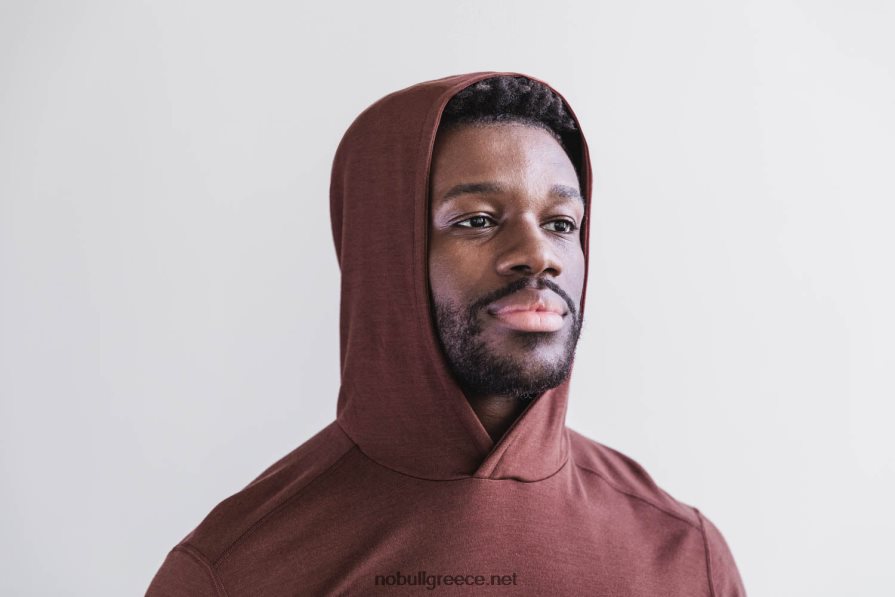 άνδρες ανδρική κουκούλα από μαλλί μερινό Nobull 2BR0X6313