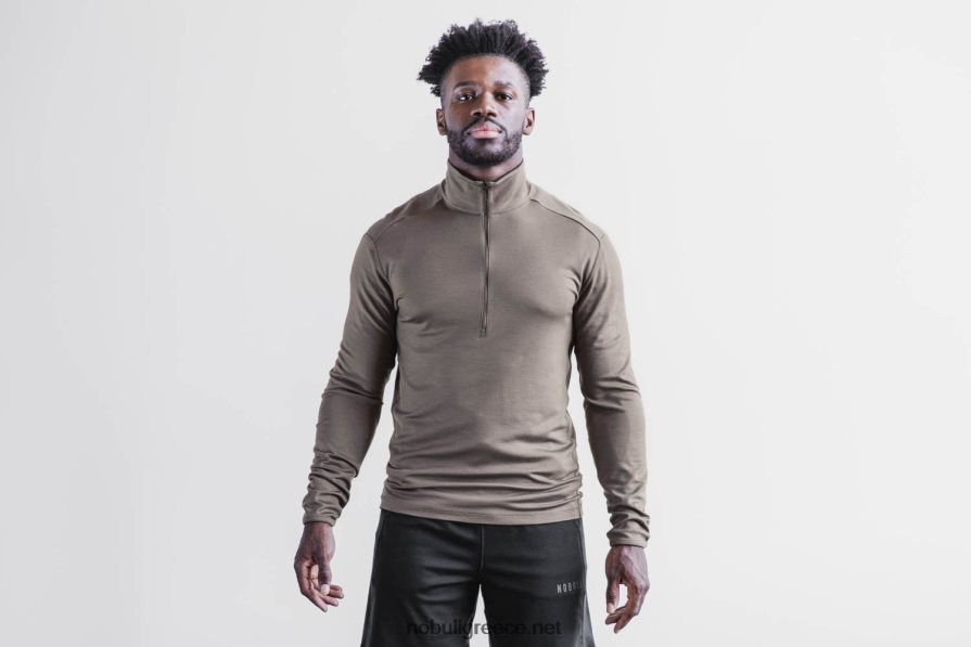 άνδρες ανδρικό μαλλί μερινό με φερμουάρ 1/4 Nobull 2BR0X6310