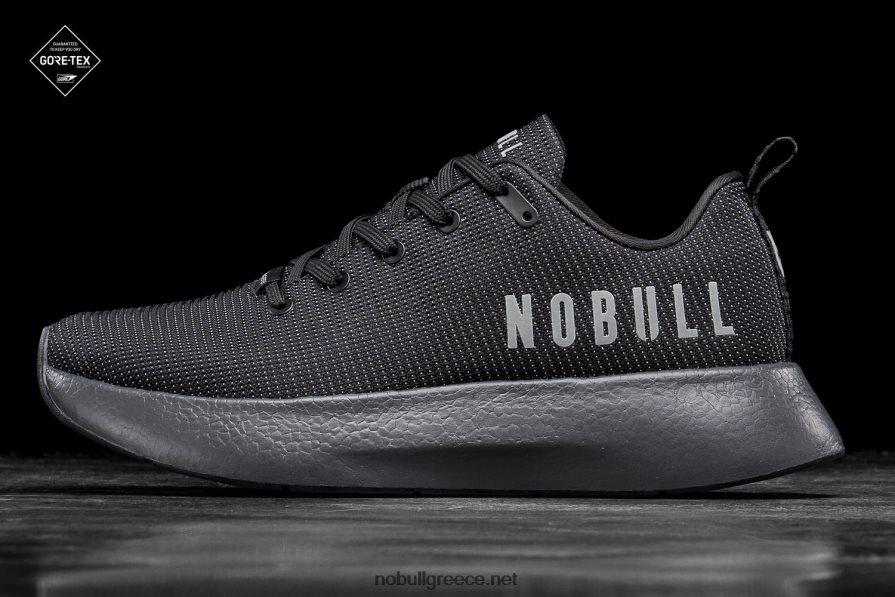 άνδρες μαύρη άσφαλτος gore-tex runner+ Nobull 2BR0X6187