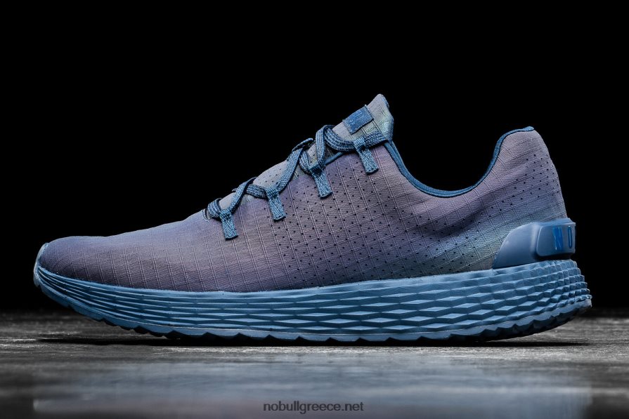 άνδρες μπλε opal ιριδίζον ripstop runner Nobull 2BR0X6138