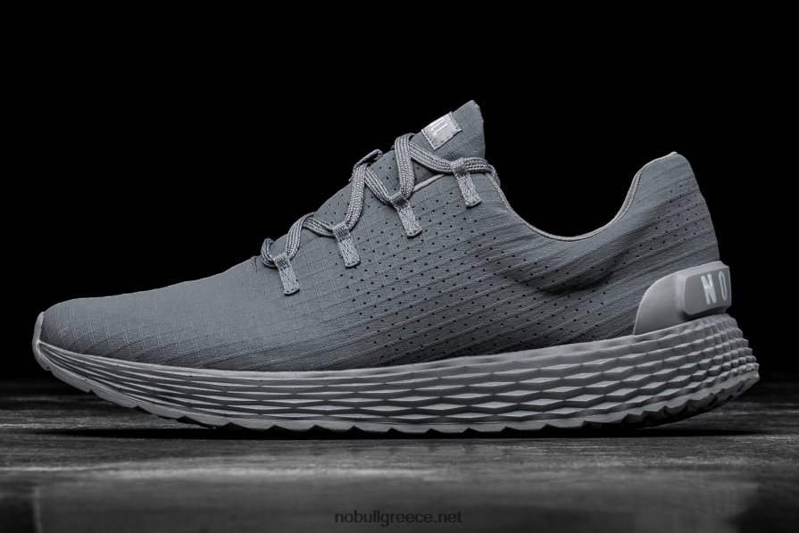 άνδρες σκούρο γκρι ανακλαστικό ripstop runner Nobull 2BR0X6141