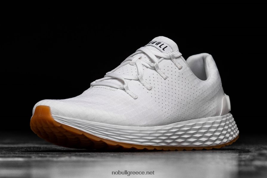 άνδρες λευκό ripstop runner Nobull 2BR0X6145