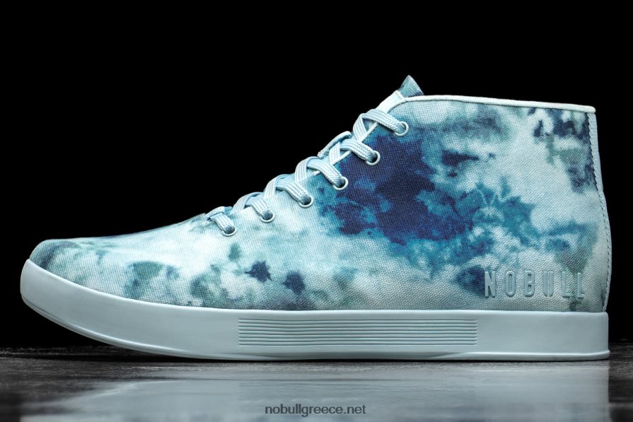άνδρες mint tie-dye καμβάς mid trainer Nobull 2BR0X627